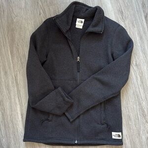The North Face Zip Up Heather Gray